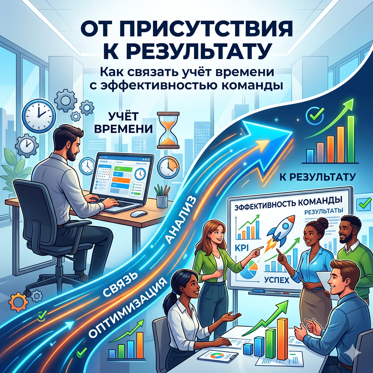Ловушка восьмичасового дня: почему время в офисе не равно результату и как это исправить