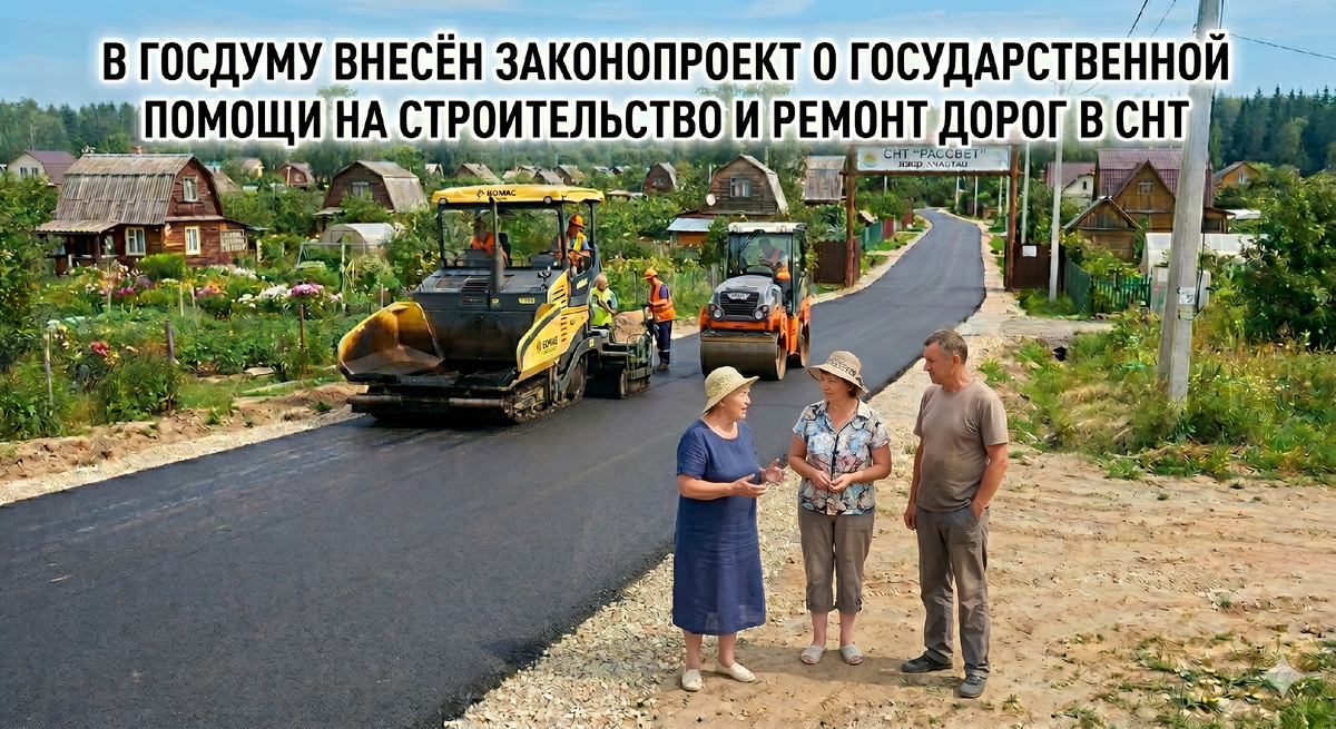 Государство оплатит дороги к СНТ: как товариществам подготовиться к получению долгожданных субсидий