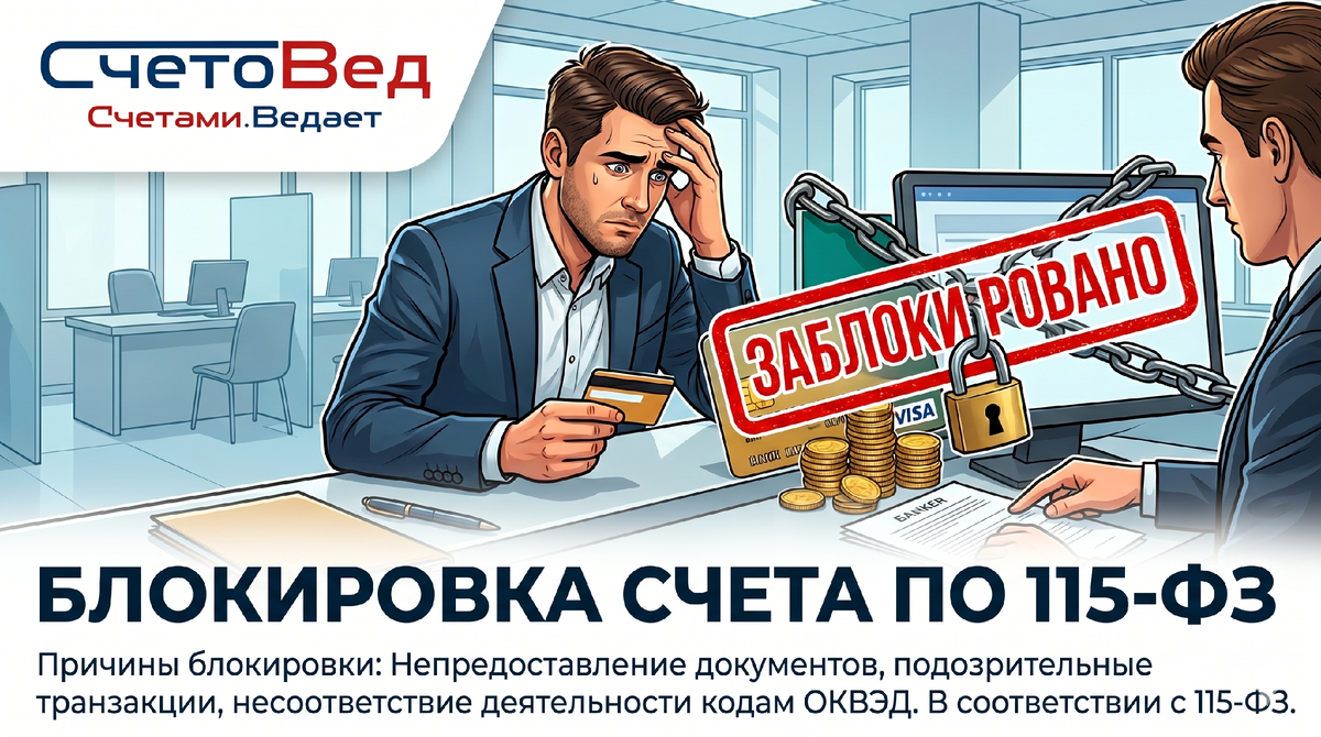 «Операция отклонена»: за что банк блокирует счета ООО по 115-ФЗ и как не потерять бизнес