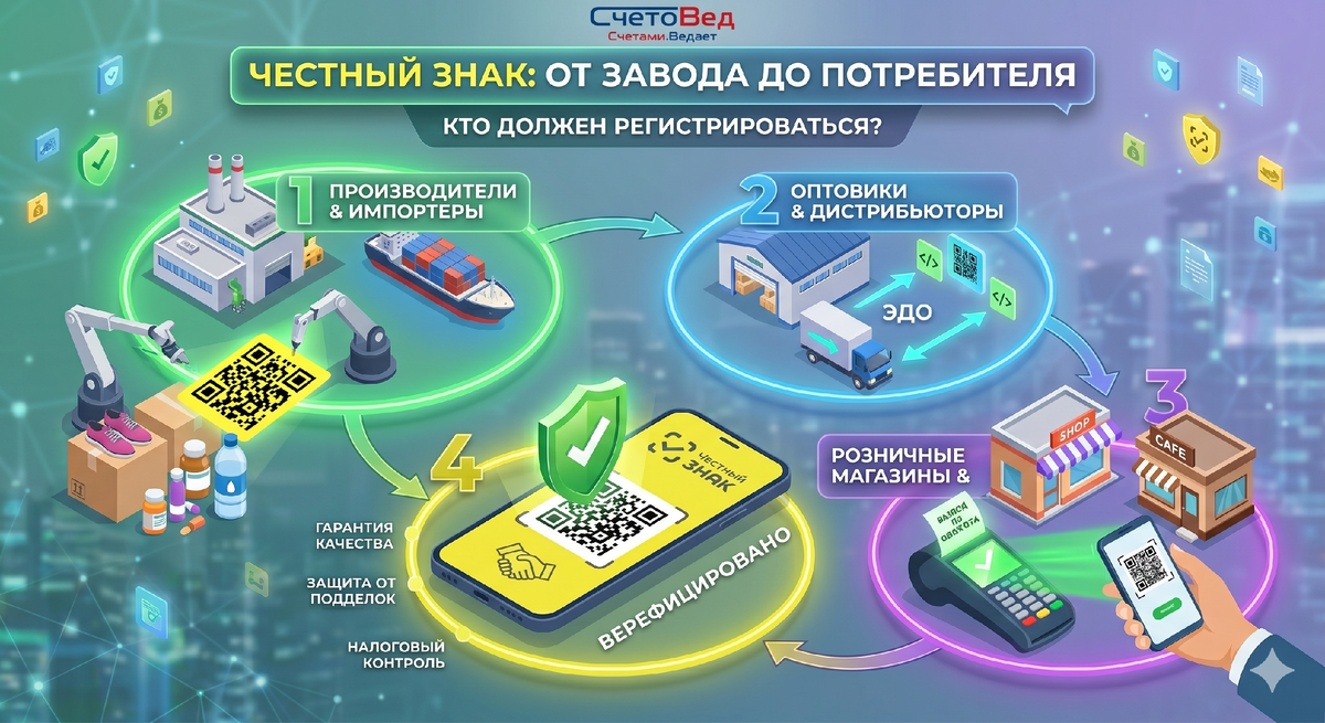 🚨 Торгуете без маркировки? Готовьтесь к штрафам: кому и зачем нужен «Честный ЗНАК»